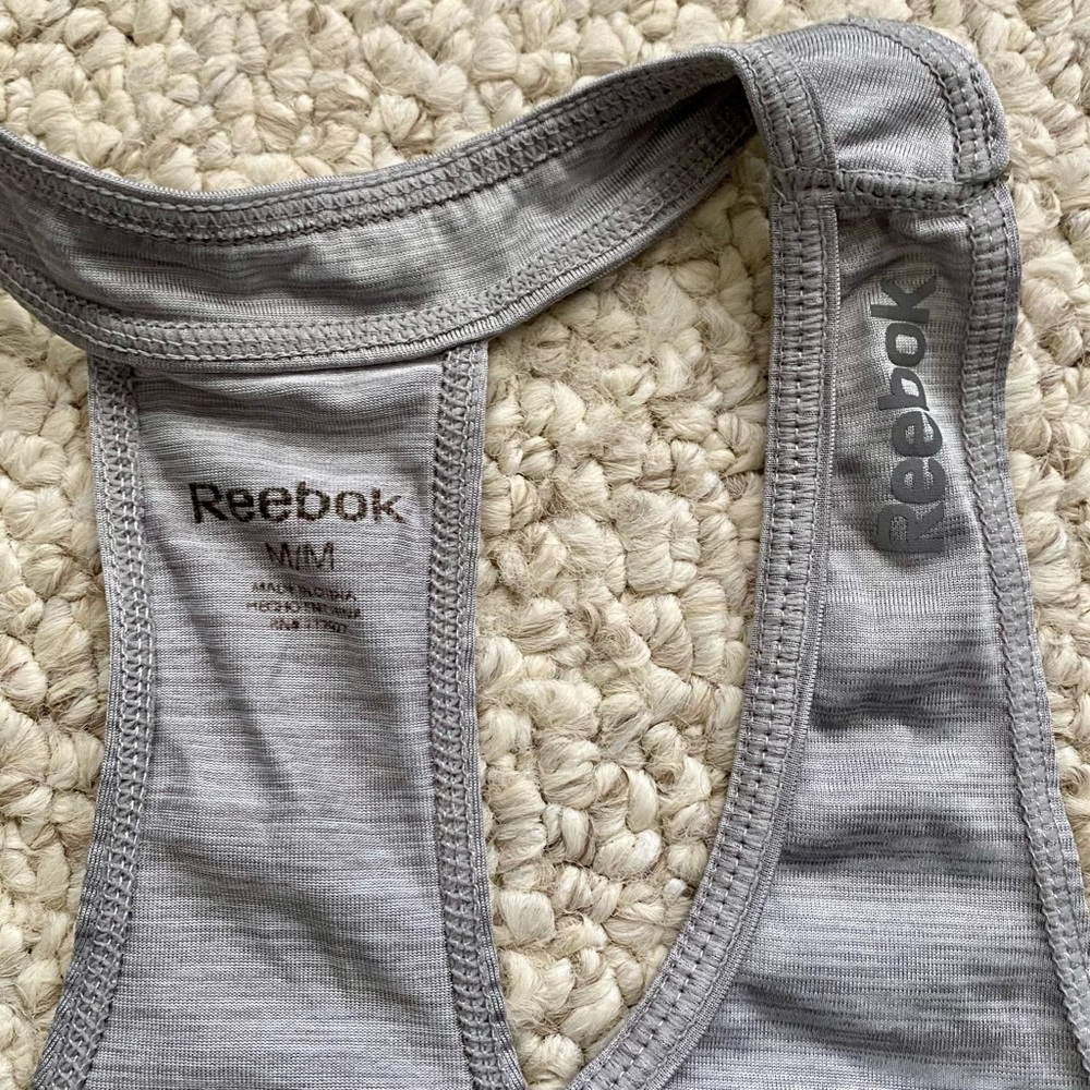 Reebok gray performance tank top - Picture 2 of 4